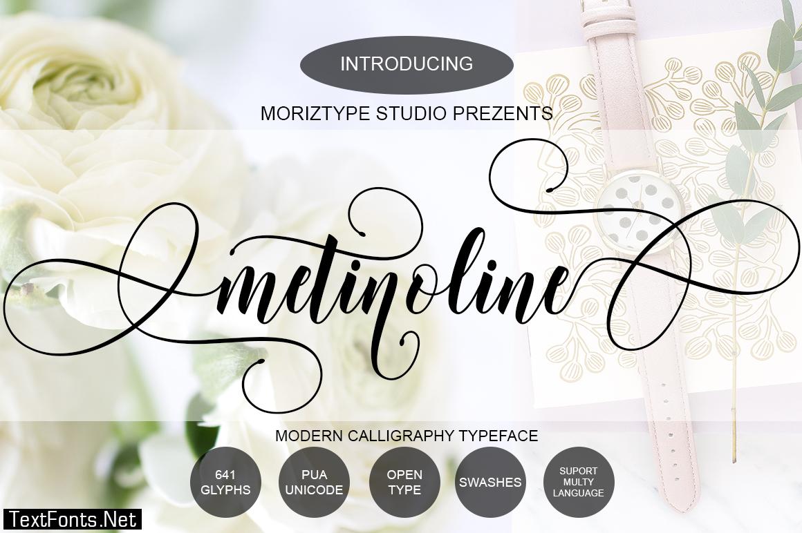 Metinoline Script Font