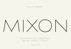 Mixon Beautiful Advertisement Font