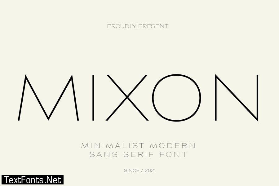 Mixon Beautiful Advertisement Font