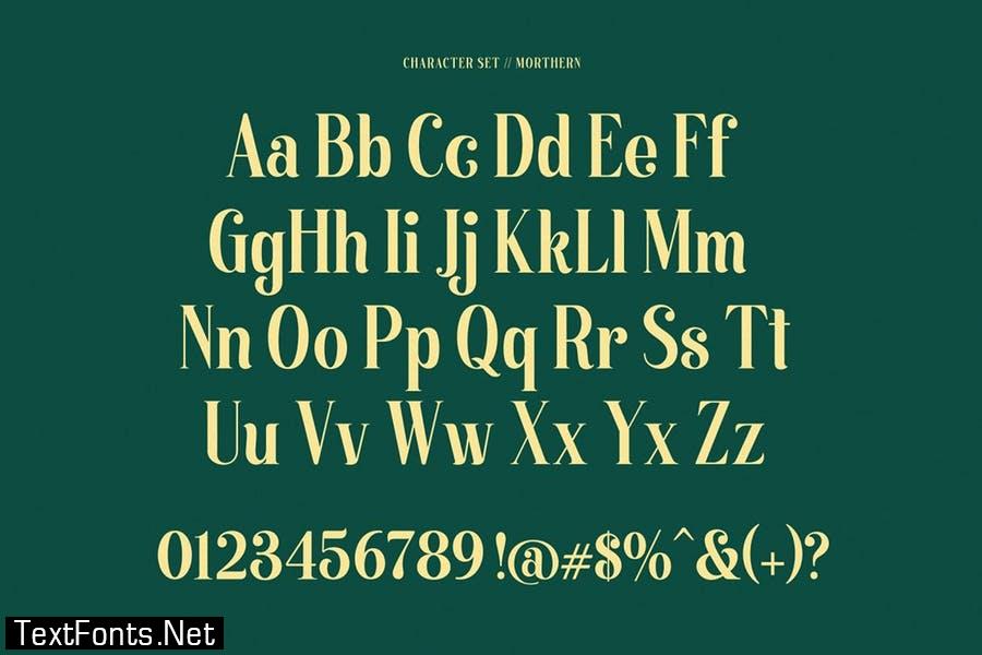 Morthern - Display Font