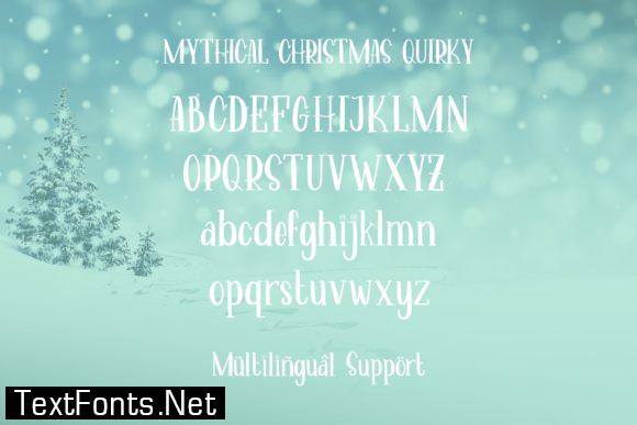 Mythical Christmas Font