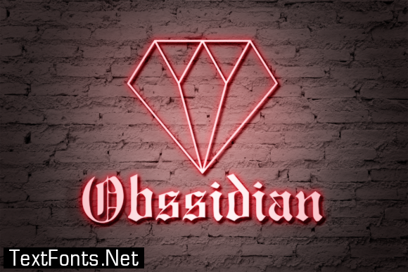 Obssidian Font