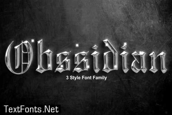 Obssidian Font