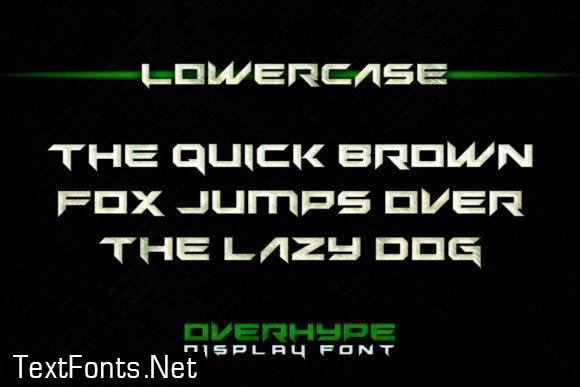 Overhype Font