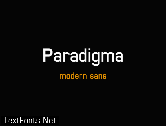 Paradigma Font