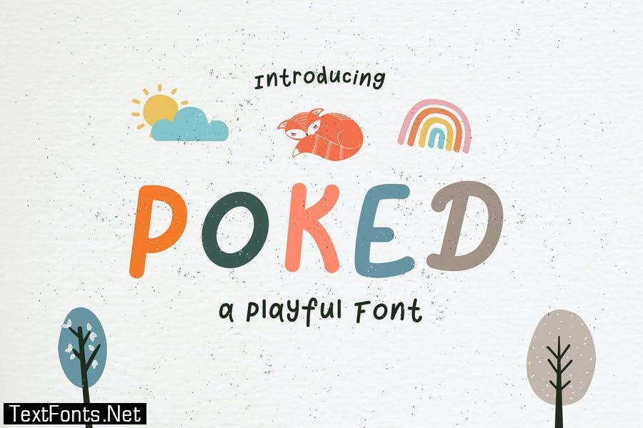 Poked - Fun and Playful Font