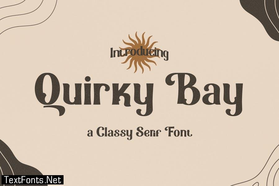 Quirky Bay – Classy Serif Font