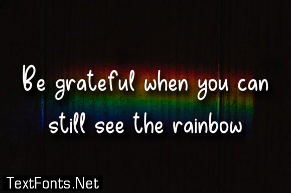 Rainbow Wish Font