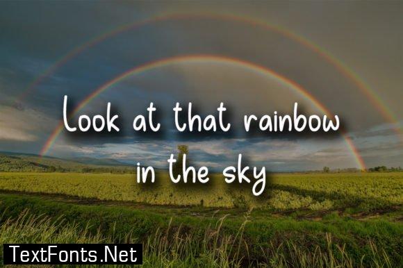 Rainbow Wish Font