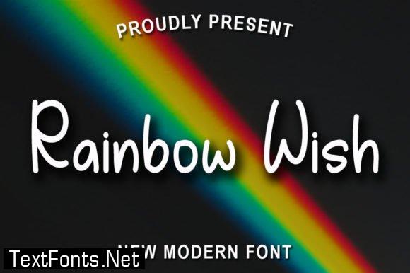 Rainbow Wish Font