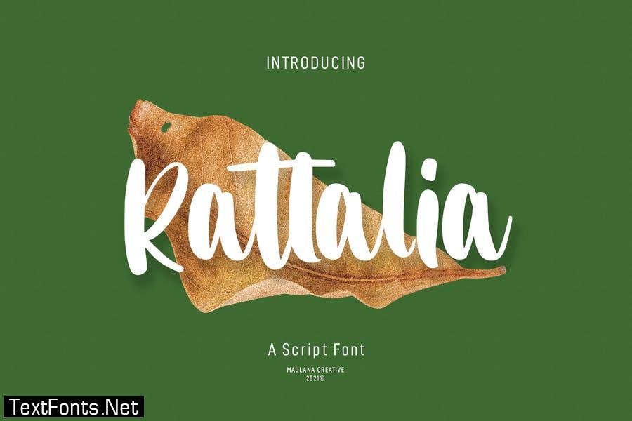 Rattalia Handwritten Font