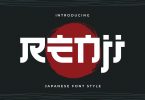 Renji – Japanese Font Style