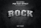 Rock-3D Text Effect