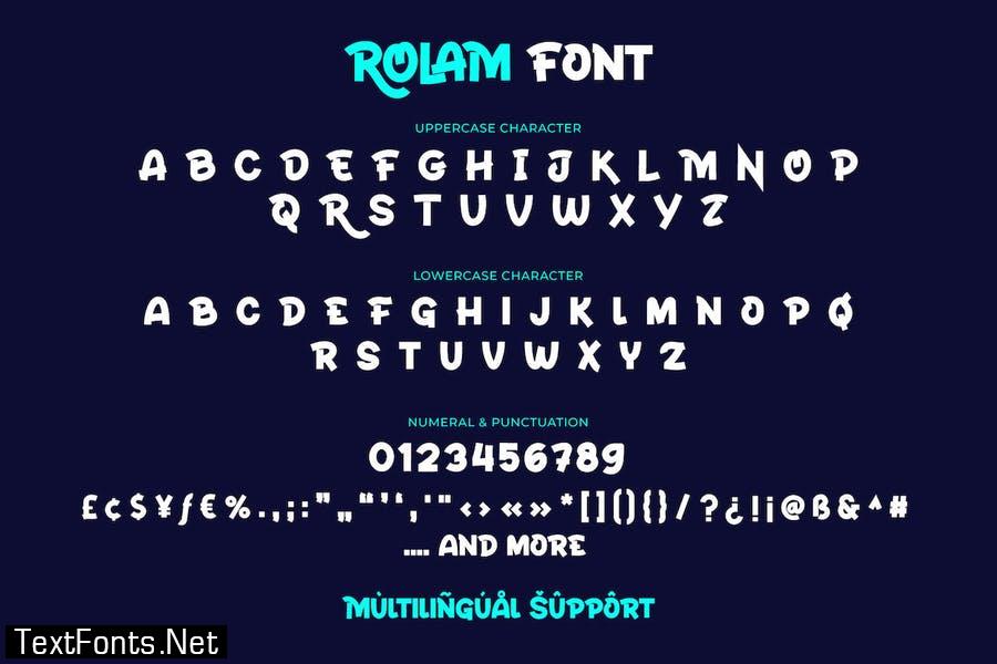 Rolam Font