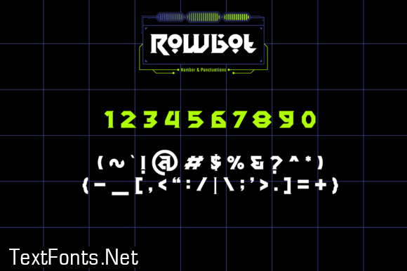 Rowbot Font