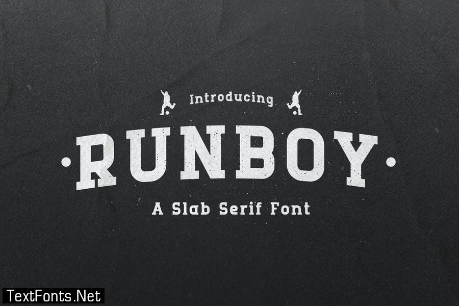 Runboy - Sport Slab Serif