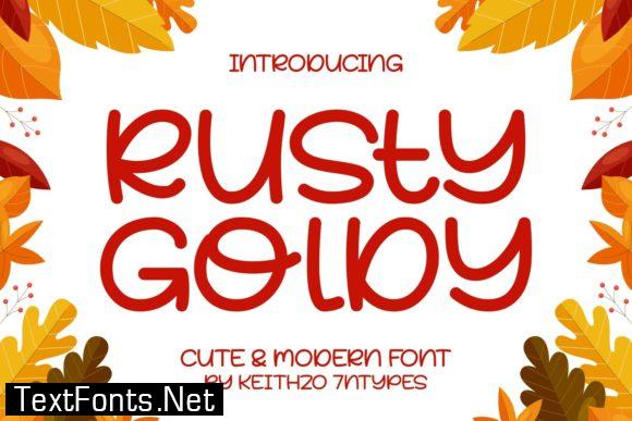 Rusty Goldy Font