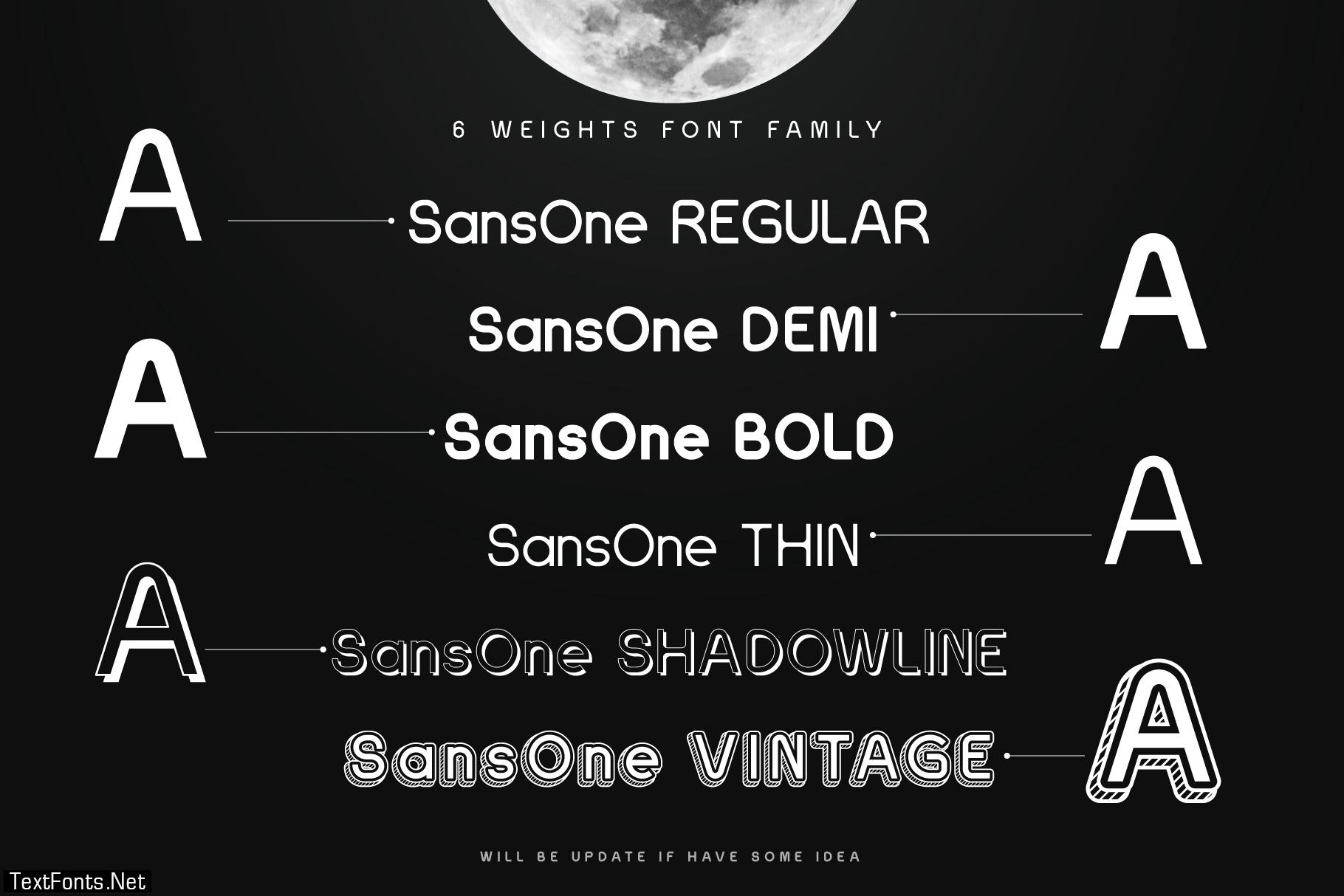 Sans One Font