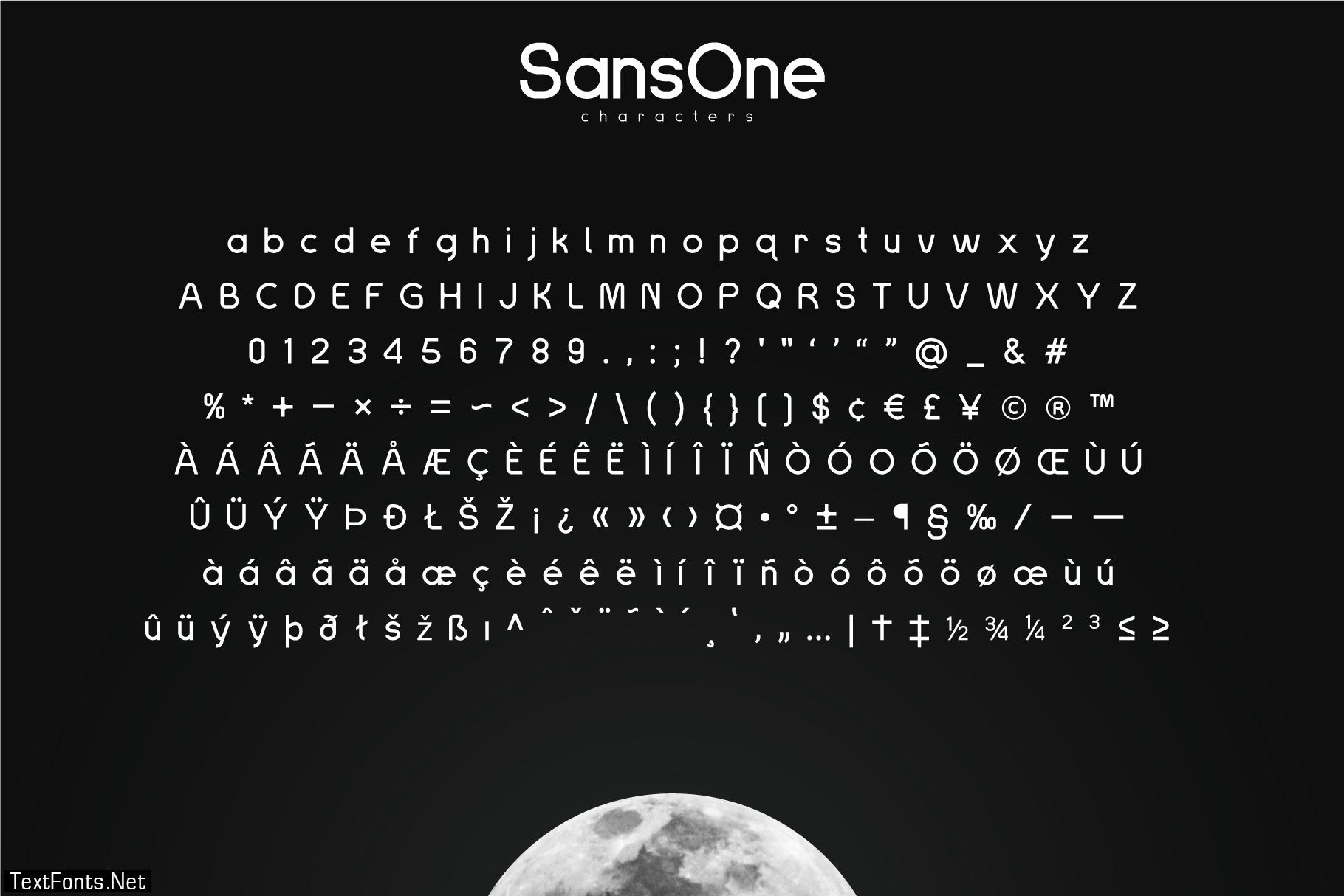 Sans One Font