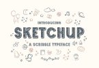 Sketchup - Adorable Scribble Typeface