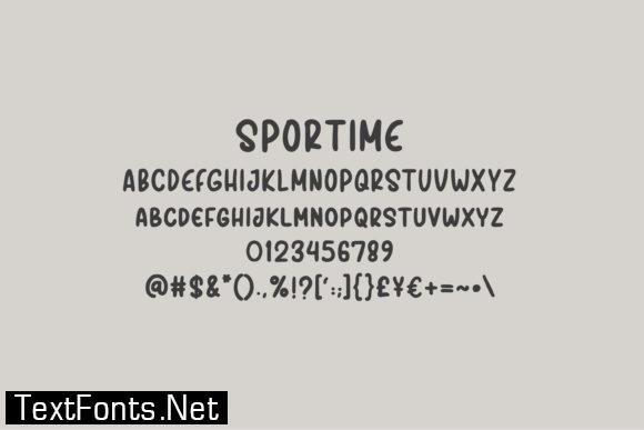 Sportime Font