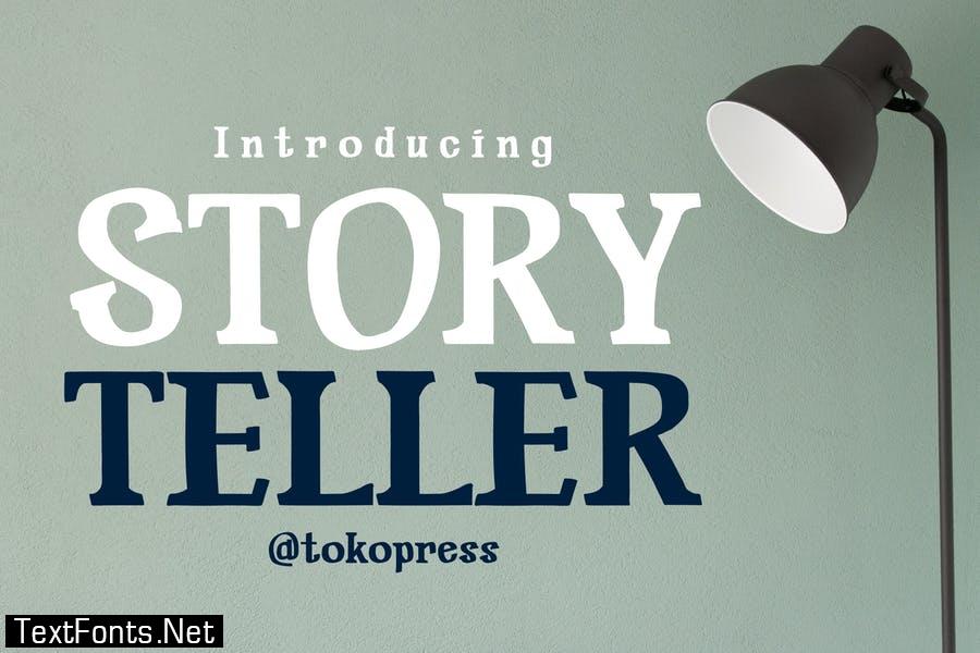 Storyteller - Girly Font