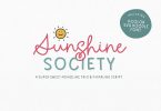 Sunshine Society Font