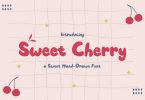 Sweet Cherry – a Sweet Hand-Drawn Font