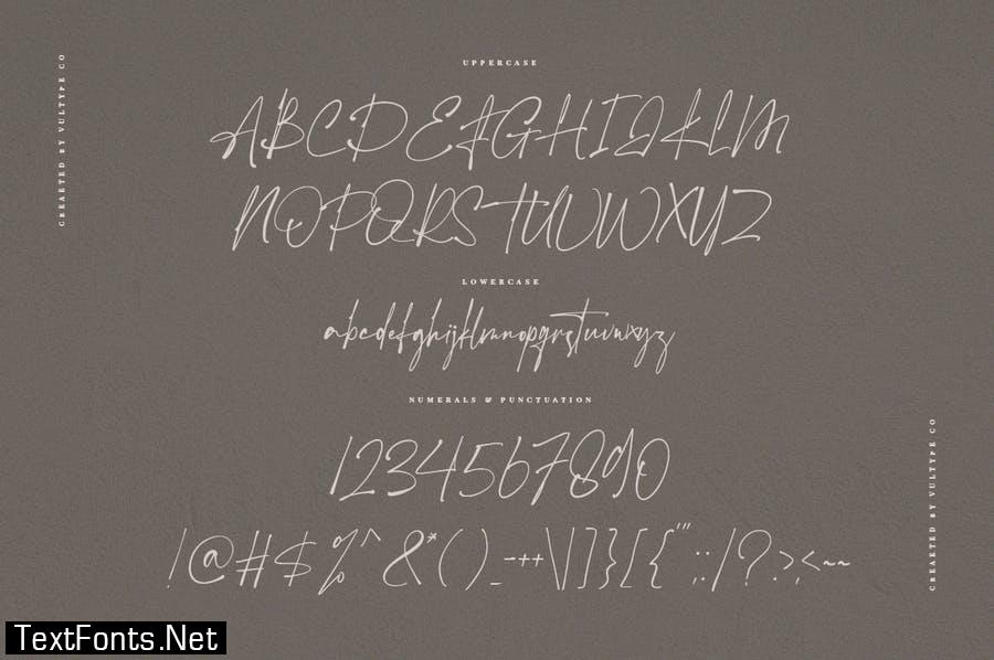 The Hamstter - Signature Script Font