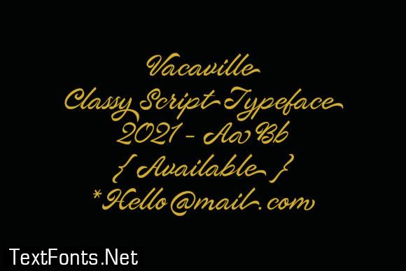 Vacaville Script Font