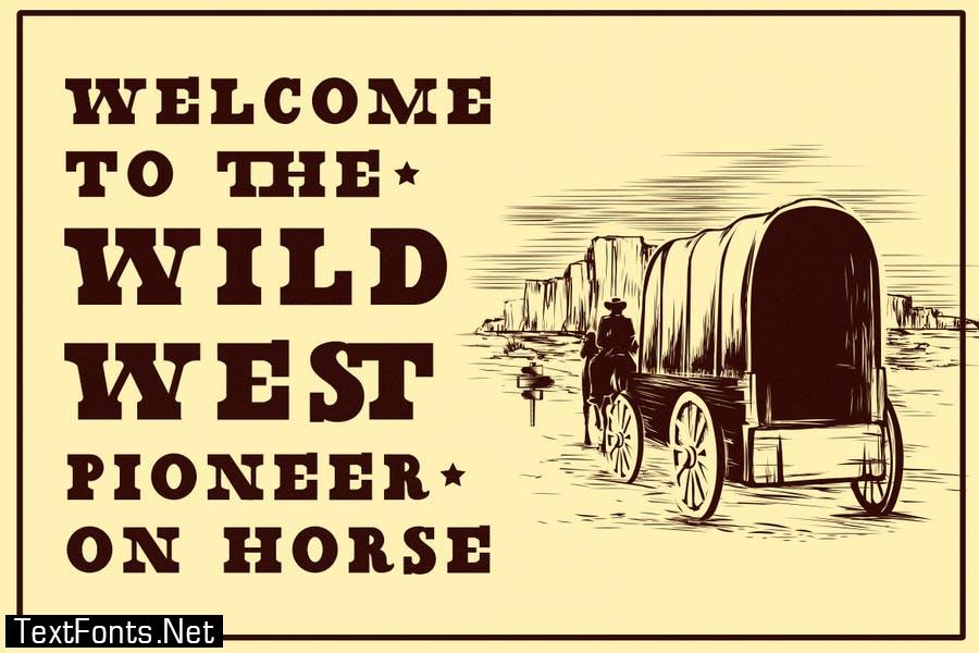 Wild Justice – Western Display Font