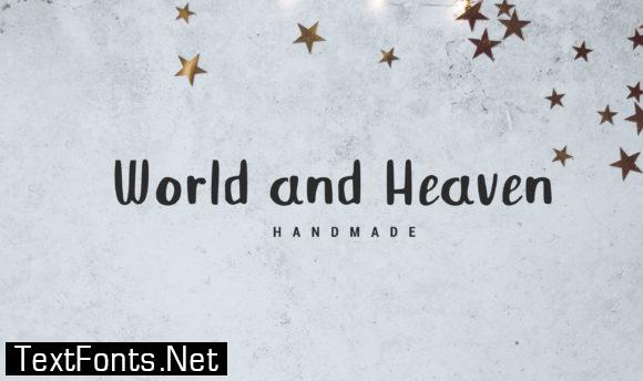 World and Heaven Font