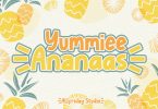 AF - Yummiee Ananaas - Cute Sans Display