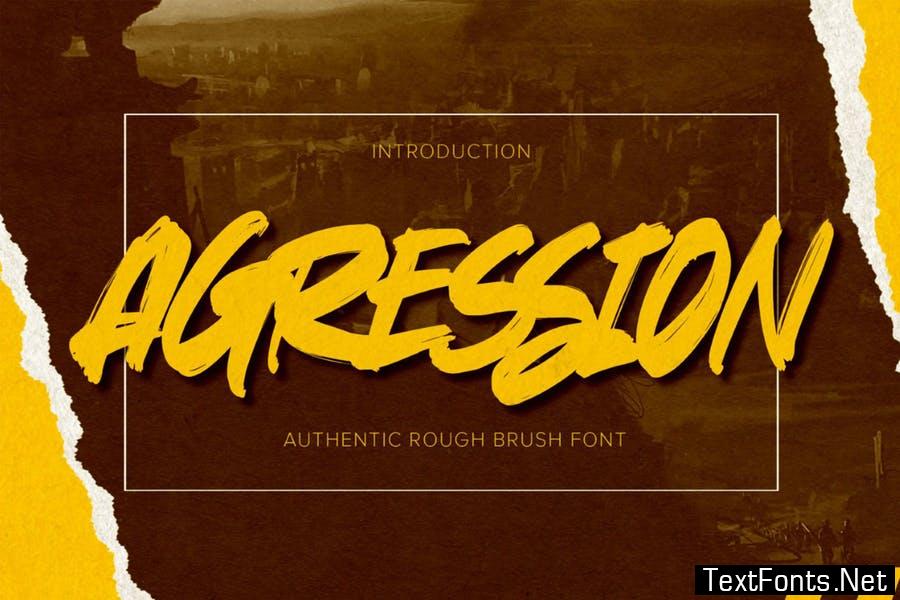Agression - Authentic Rough Brush