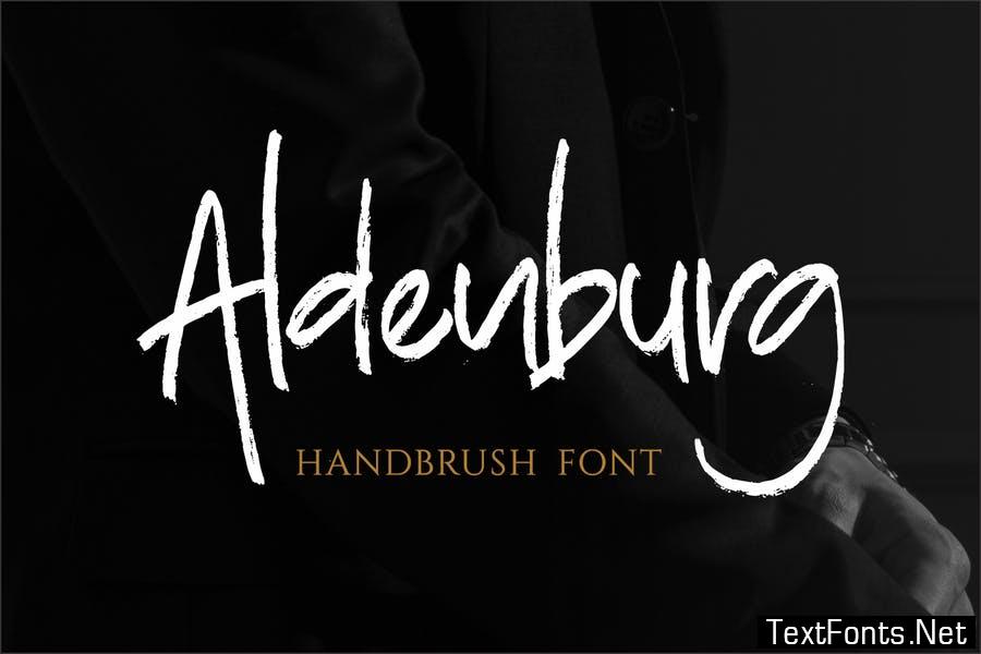 Aldenburg - Handbrush Font