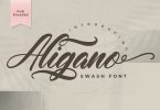 Aligano - Swash Font