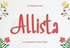 Allista – Fancy Handwritten Font