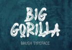 AM BIG GORILLA - Brush Typeface