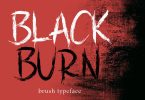 AM Blackburn - Brush Typeface