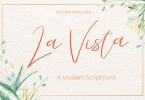 AM La Vista - Modern Script