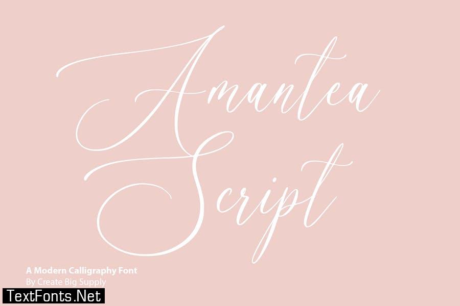 Amantea Script Font