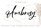 Ambrossy Font