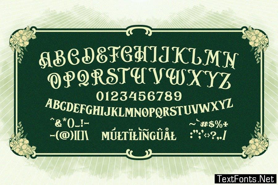 AMR Rotten Banquet Font