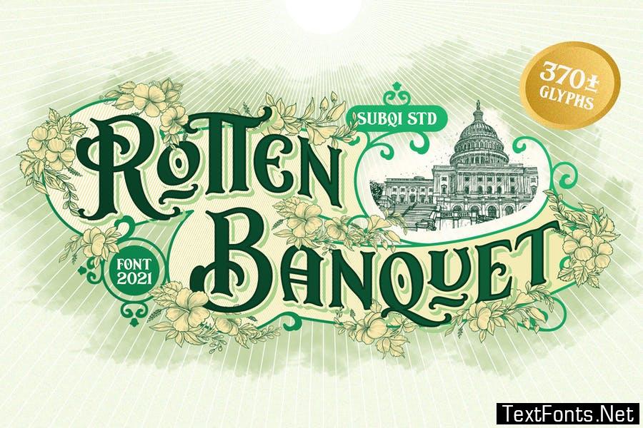 AMR Rotten Banquet Font