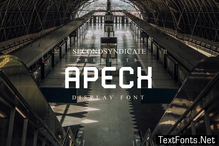 Apech - Display Font