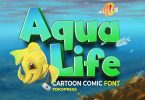 Aqua Life - Cartoon font