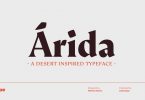 Arida Font Family