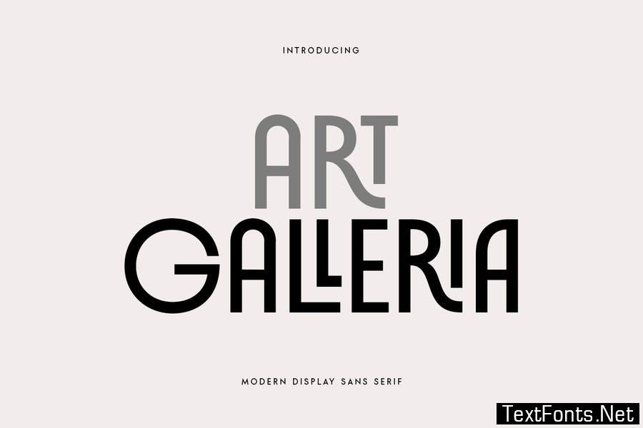 Art Galleria - Modern Display Sans Serif