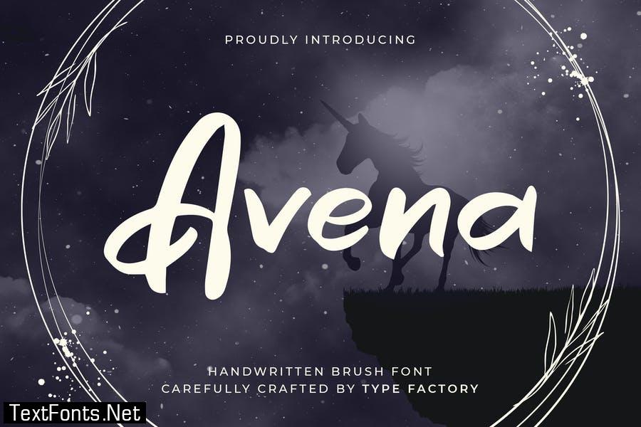 Avena – Handwritten Brush Script