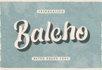 Baleho – Retro Brush Font